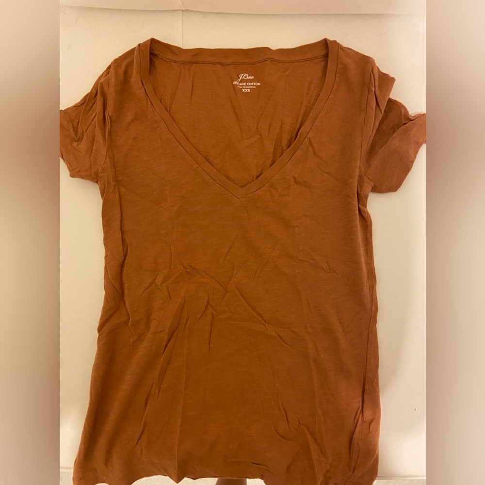 J.Crew Burnt Orange Tshirt